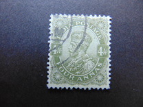 [King George V, 1865-1936 - Inscription "INDIA POSTAGE", тип XBC]