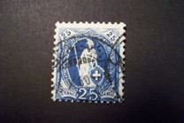 [Definitive 1899-1903 - Standing Helvetia - White Paper, type M7]