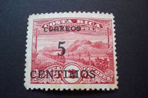 [Surcharged "CORREOS" and "5", type CB17]