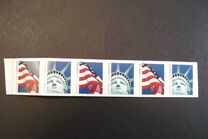 [Flag & Statue of Liberty - Self-Adhesive Coil Stamps (44 cents), 类型 FTE]