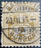 [Helvetia - Cross & Shield - Fiber Paper, प्रकार L]