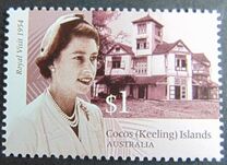 [The 50th Anniversary of the Royal Tour to Australia - Visit of Queen Elizabeth II to Cocos Island, type PB]