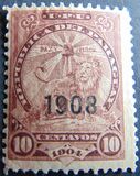 [Not Issued Stamps of Type BA Overprinted "1908", type XCP2]