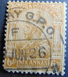 [King George V, 1865-1936 - Inscription "INDIA POSTAGE", tegund XBD]