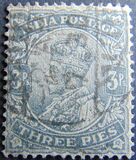 [King George V, 1865-1936 - Inscription "INDIA POSTAGE", tegund XAV]