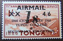 [Airmail - The 100th Anniversary of Tupou-College and Secondary Education, type DR]
