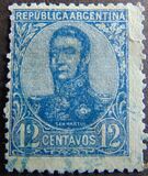 [General San Martin - Watermark 3,4 or Unwatermarked, tegund BK9]