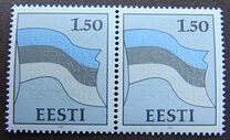 [Estonian Flag and Map, type BV]