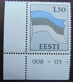 [Estonian Flag and Map, type BV]