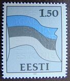 [Estonian Flag and Map, type BV]
