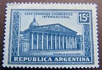 [The 32nd Eucharistic Congress, Buenos Aires, type DY]