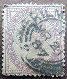 [Queen Victoria - Inscription "POSTAGE AND INLAND REVENUE", Tip AI1]