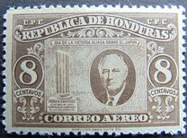 [Airmail - Allied Victory over Japan and Death of President Roosevelt - Inscribed "F.D.R.", प्रकार DP]