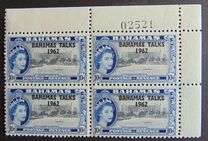 [Bahamas Talks -  Issue of 1954 Overprinted "BAHAMAS TALKS 1962", प्रकार BU]