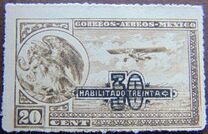[Airmail - Nos. 668 & 678 Surcharged, type FC]