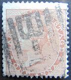 [Queen Victoria, 1819-1901 - Yellowish to White Paper, Watermarked, प्रकार E13]