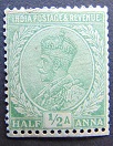 [King George V, 1865-1936 - Inscription "INDIA POSTAGE", type XAW]