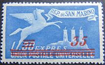 [No.337, 338 & 355 Surcharged, Tüüp EF]