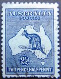 [Definitive Issues - Kangaroo and Map, Different Watermark, tip A16]