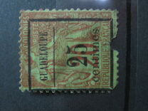 [French Colonies - General Issues No.51 Surcharged, type B2]