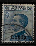 [Italian Postage Stamps Overprinted "Libia", tip A8]