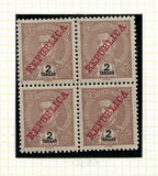 [Issue of 1898-1901 Overprinted in Red, type AN9]