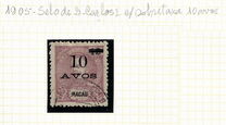 [King Carlos I of Portugal - No. 135 Surcharged, тып AD]