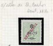[Issues of 1902/1905 Overprinted "REPUBLICA", type AK8]