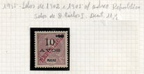 [Issues of 1902/1905 Overprinted "REPUBLICA", Tipi AP10]