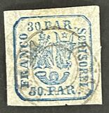 [Principality of Romania - Handprint, type D4]