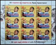 [The 50th Anniversary of the Death of Louis Armstrong, 1901-1971, type CHJ]