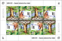 [EUROPA Stamps - Stories and Myths - Slavic Divinities Perun and Mokoš, tip VG]