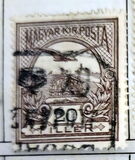[Turul over Crown of Saint Stephen - Different Watermark, type F93]