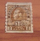 [King George V in Admiral Uniform With War Tax Inscription, type AM9]