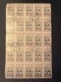 [Number 22, 32 and 26 Surcharged, tipas B16]