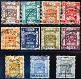 [Egyptian Expeditionary Force Stamps Overprinted - Arabian Inscription 8 mm Wide, тып A]