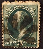[George Washington - White Wove Paper, type AH1]