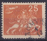[The 50th Anniversary of the Universal Postal Union, type AD4]