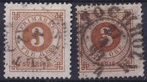 [Numerals in Circle - Blue Coach Horn on Back, type F22]