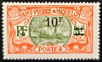 [Stamps of 1909 in New Colors & Surcharged New Value, type U9]