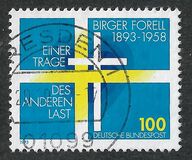 [The 100th Anniversary of the Birth of Birger Forell, Swedish Theologian, type BDJ]