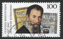 [The 350th Anniversary of the Death of Claudio Monteverdi, Composer, type BDV]