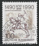 [V Centenario de comunicación postal en Europa. Conjunta con la RDA, Bélgica y Austria., tipo ATS]