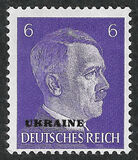 [German Empire Postage Stamps Overprinted "UKRAINE", type A4]