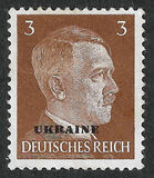 [German Empire Postage Stamps Overprinted "UKRAINE", type A1]