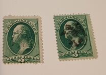 [George Washington - White Wove Paper, type AH]