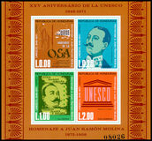 [Airmail - The 25th Anniversary of U.N.E.S.C.O. and Juan Ramon Molina Commemoration, type JN]