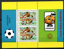 [Winners of the Football World Cup in Spain - Issue of 1982 Overprinted "ITALIA WORLD CHAMPION", tyyppi AOD1]