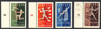 [No 421-24 Overprinted - Inscription "TAUTINE - SKAUCIU - STOVYKLA", type BF]