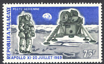 [Airmail - The 1st Anniversary of Manned Moon Landing, प्रकार QL]